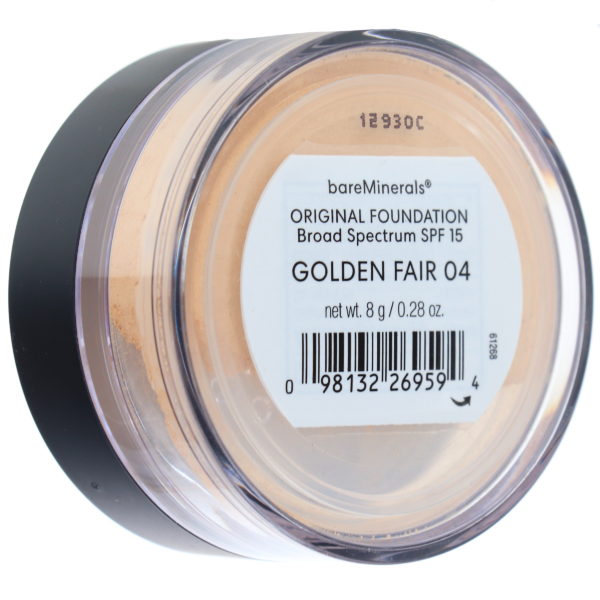 bareMinerals Original Foundation Broad Spectrum SPF 15 Golden Fair 04 0.28 oz