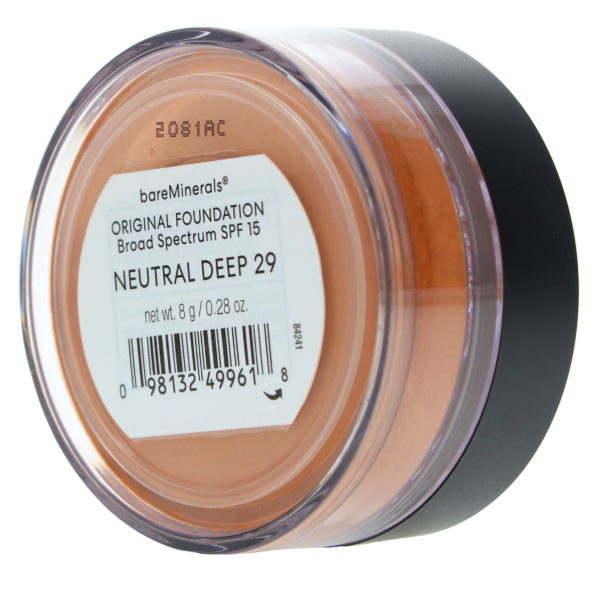 bareMinerals Original Loose Powder Foundation Broad Spectrum SPF 15 Neutral Deep 29 0.28 oz