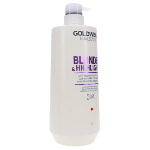 Goldwell Dualsenses Blondes & Highlights Anti-Yellow Conditioner 33.8 oz