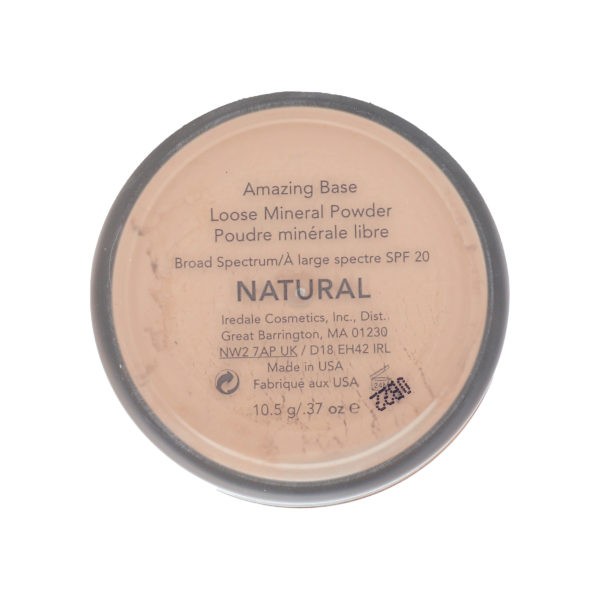 jane iredale Amazing Base SPF 20 Loose Mineral Foundation Natural 0.37 oz
