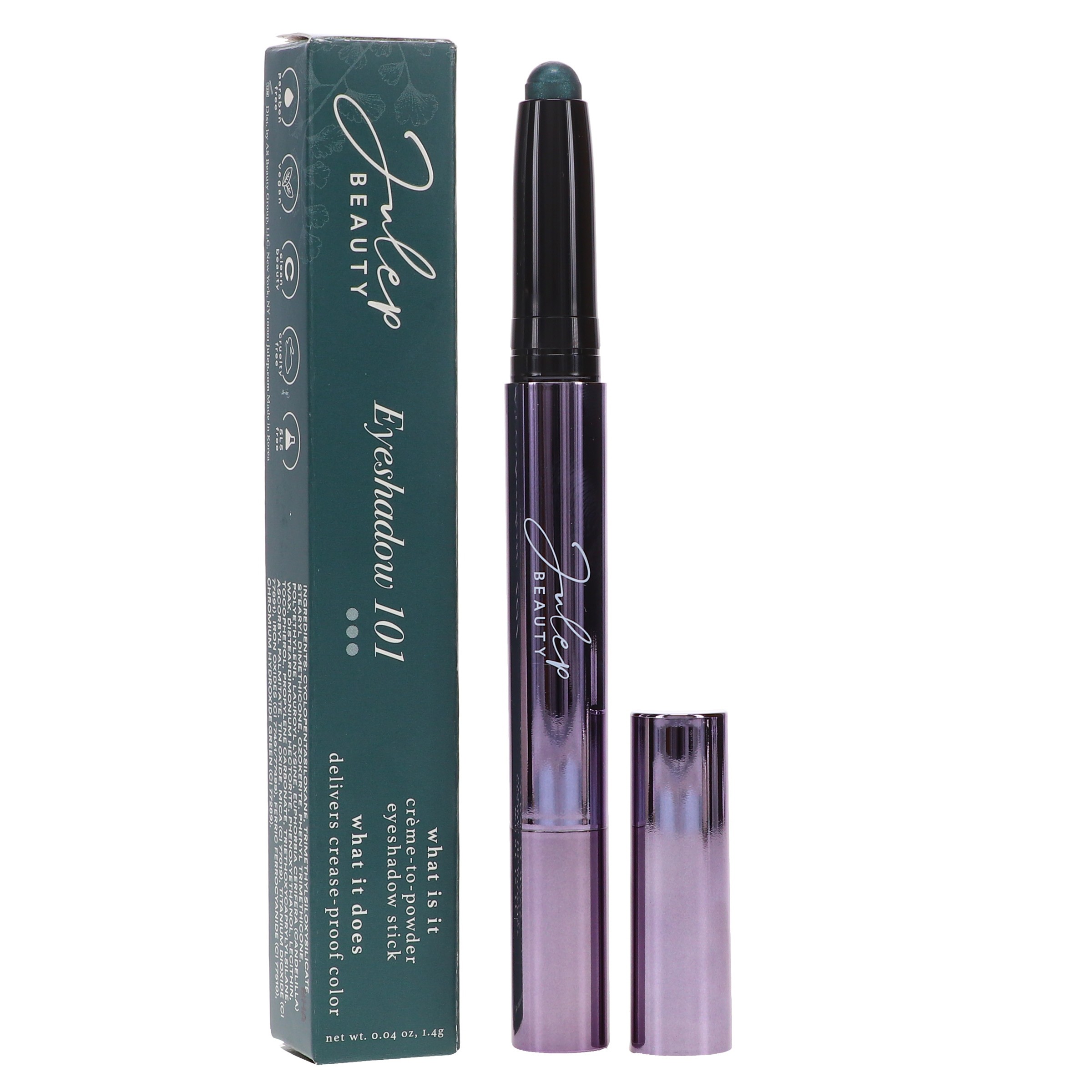 Julep Eyeshadow 101 Eyeshadow Stick Evergreen Shimmer 0.04 oz