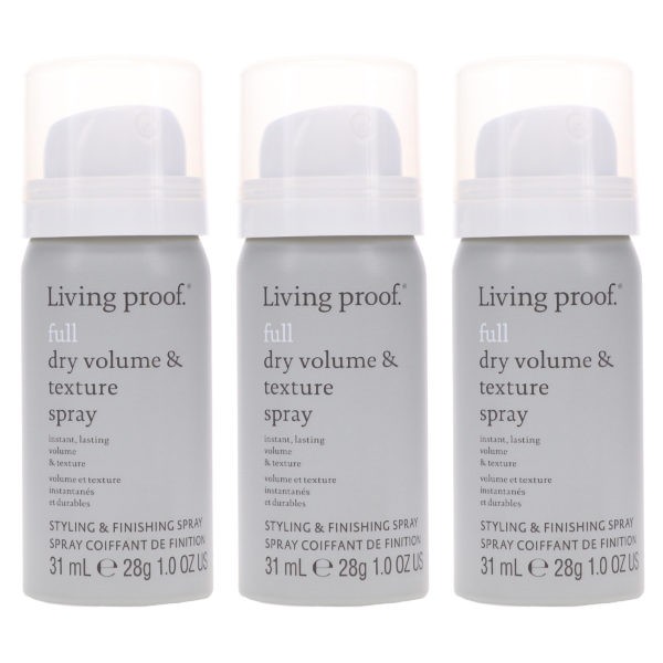 Living Proof Full Dry Volume & Texture Spray 1 oz 3 Pack