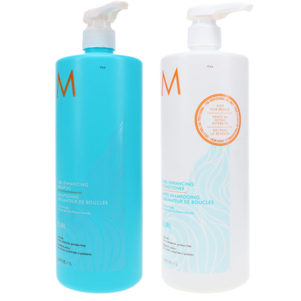 Moroccanoil Curl Enhancing Shampoo 33.8 oz & Curl Enhancing Conditioner 33.8 oz Combo Pack