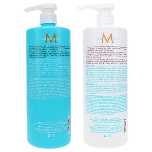 Moroccanoil Curl Enhancing Shampoo 33.8 oz & Curl Enhancing Conditioner 33.8 oz Combo Pack