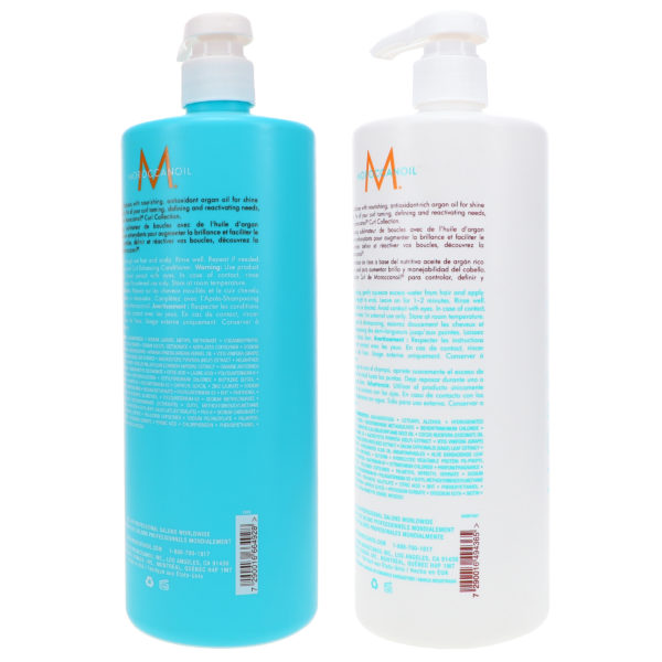 Moroccanoil Curl Enhancing Shampoo 33.8 oz & Curl Enhancing Conditioner 33.8 oz Combo Pack