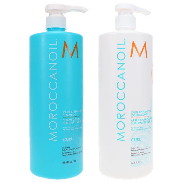 Moroccanoil Curl Enhancing Shampoo 33.8 oz & Curl Enhancing Conditioner 33.8 oz Combo Pack