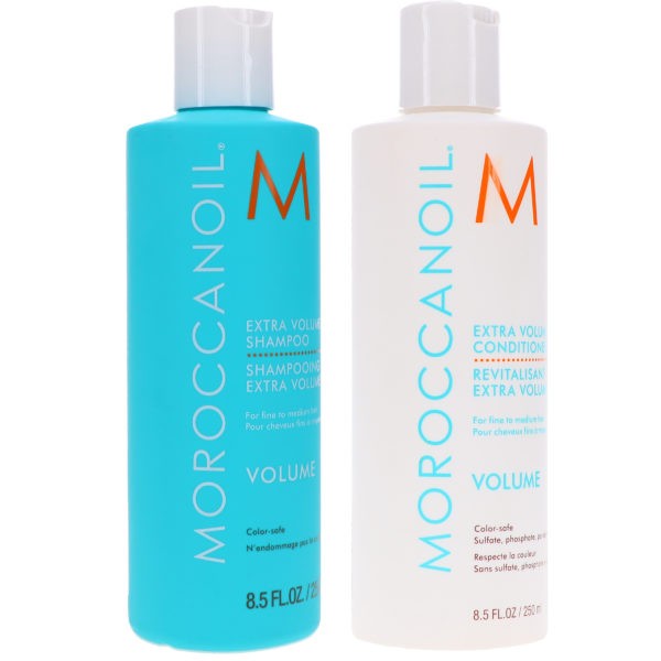 Moroccanoil Extra Volume Shampoo 8.5 oz & Extra Volume Conditioner 8.5 oz Combo Pack