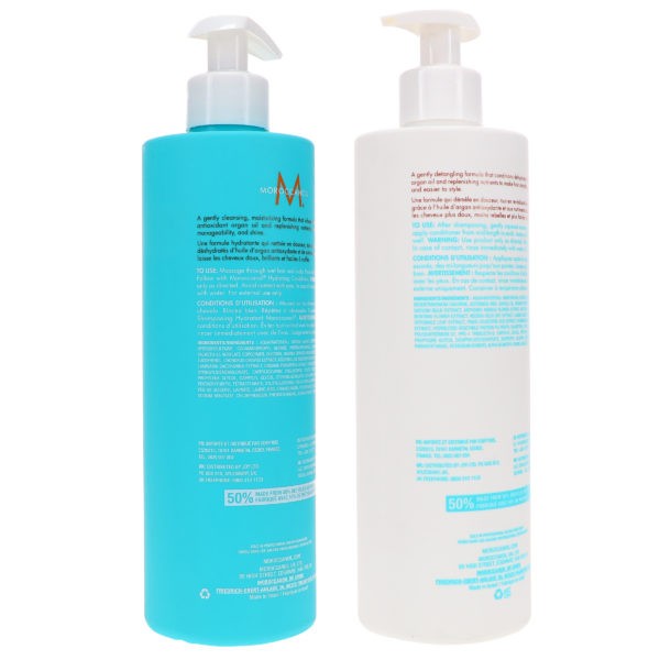 Moroccanoil Hydrating Shampoo 16.9 oz & Hydrating Conditioner 16.9 oz Combo Pack