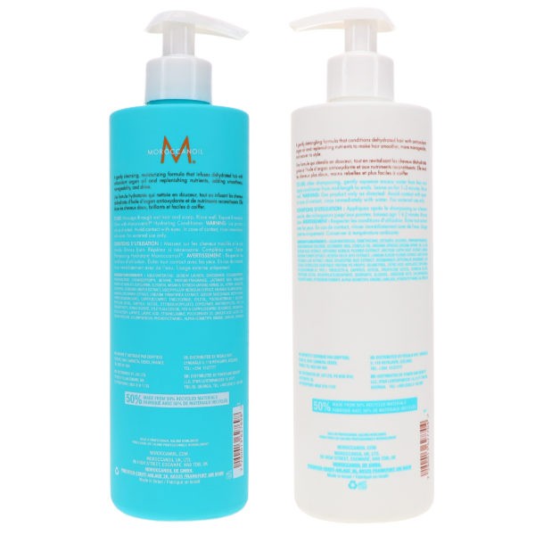 Moroccanoil Hydrating Shampoo 16.9 oz & Hydrating Conditioner 16.9 oz Combo Pack