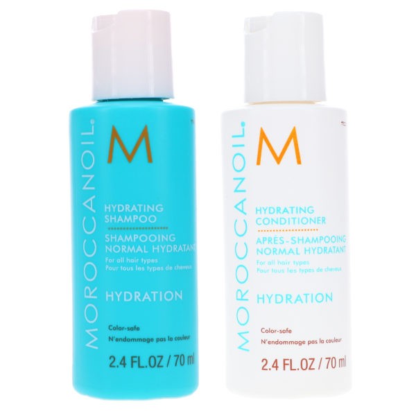 Moroccanoil Hydrating Shampoo 2.4 oz & Hydrating Conditioner 2.4 oz Combo Pack