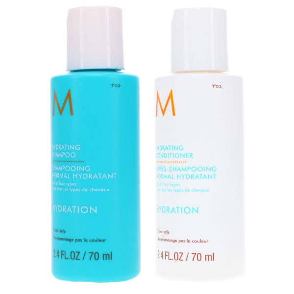 Moroccanoil Hydrating Shampoo 2.4 oz & Hydrating Conditioner 2.4 oz Combo Pack