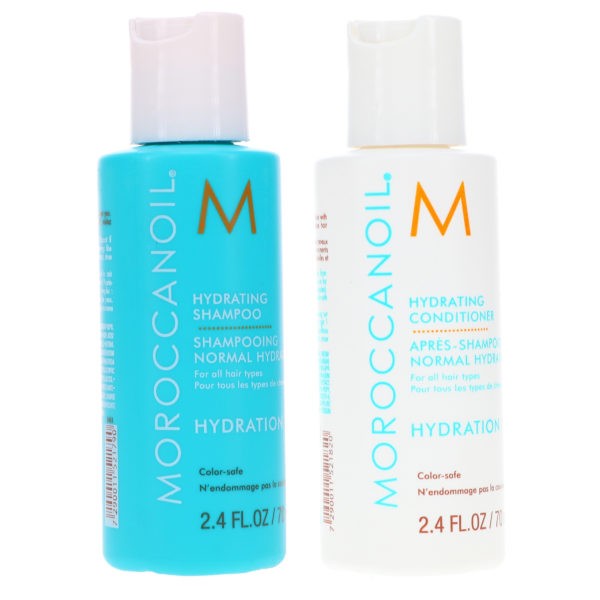 Moroccanoil Hydrating Shampoo 2.4 oz & Hydrating Conditioner 2.4 oz Combo Pack