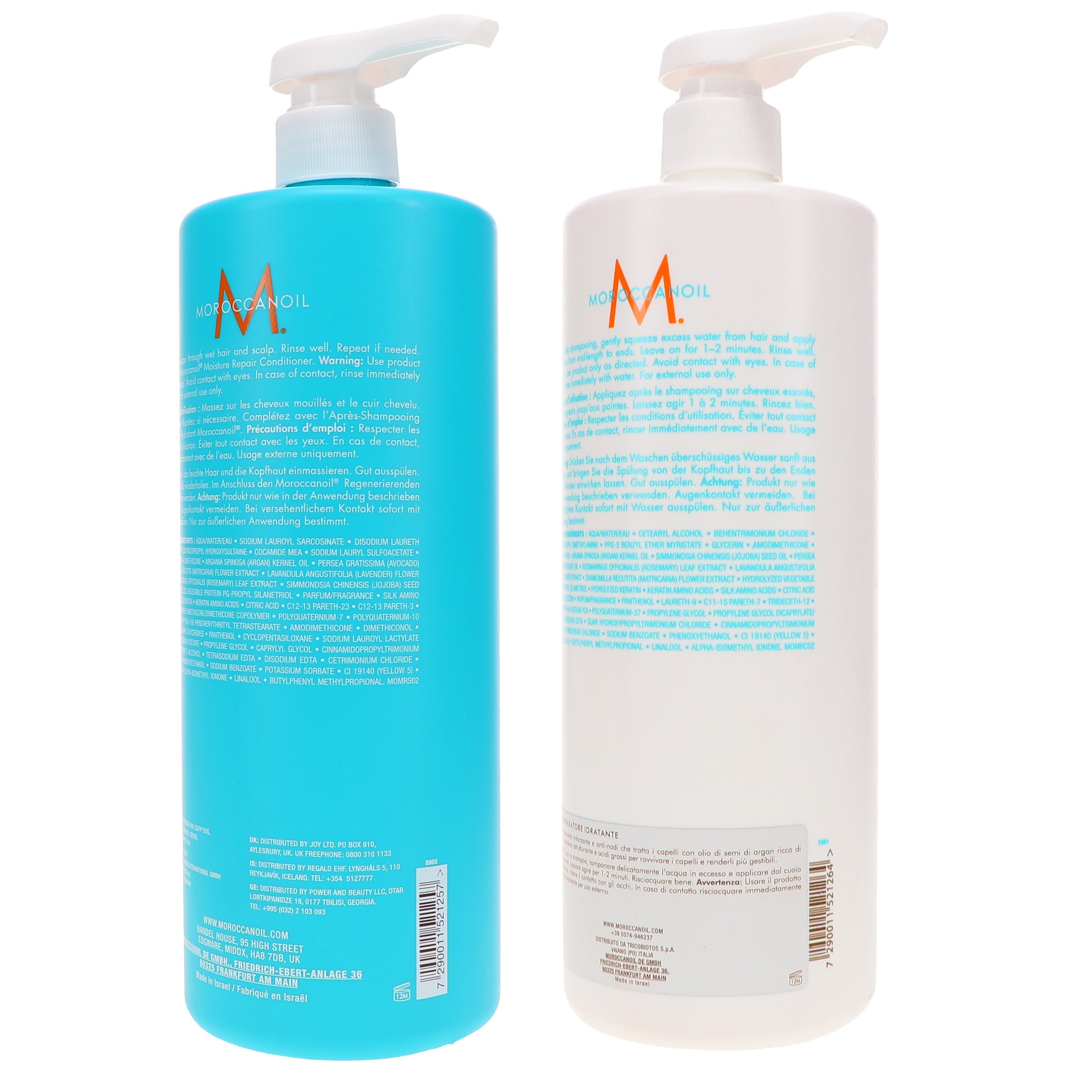 Moroccanoil Moisture Repair Shampoo 33.8 oz & Moisture Repair Conditioner 33.8 oz Combo Pack