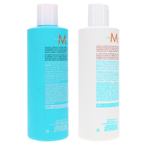 Moroccanoil Smoothing Shampoo 8.5 oz & Smoothing Conditioner 8.5 oz Combo Pack