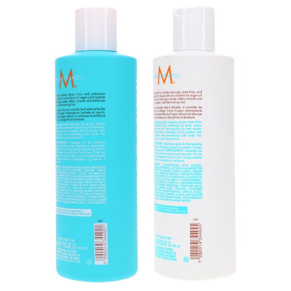 Moroccanoil Smoothing Shampoo 8.5 oz & Smoothing Conditioner 8.5 oz Combo Pack