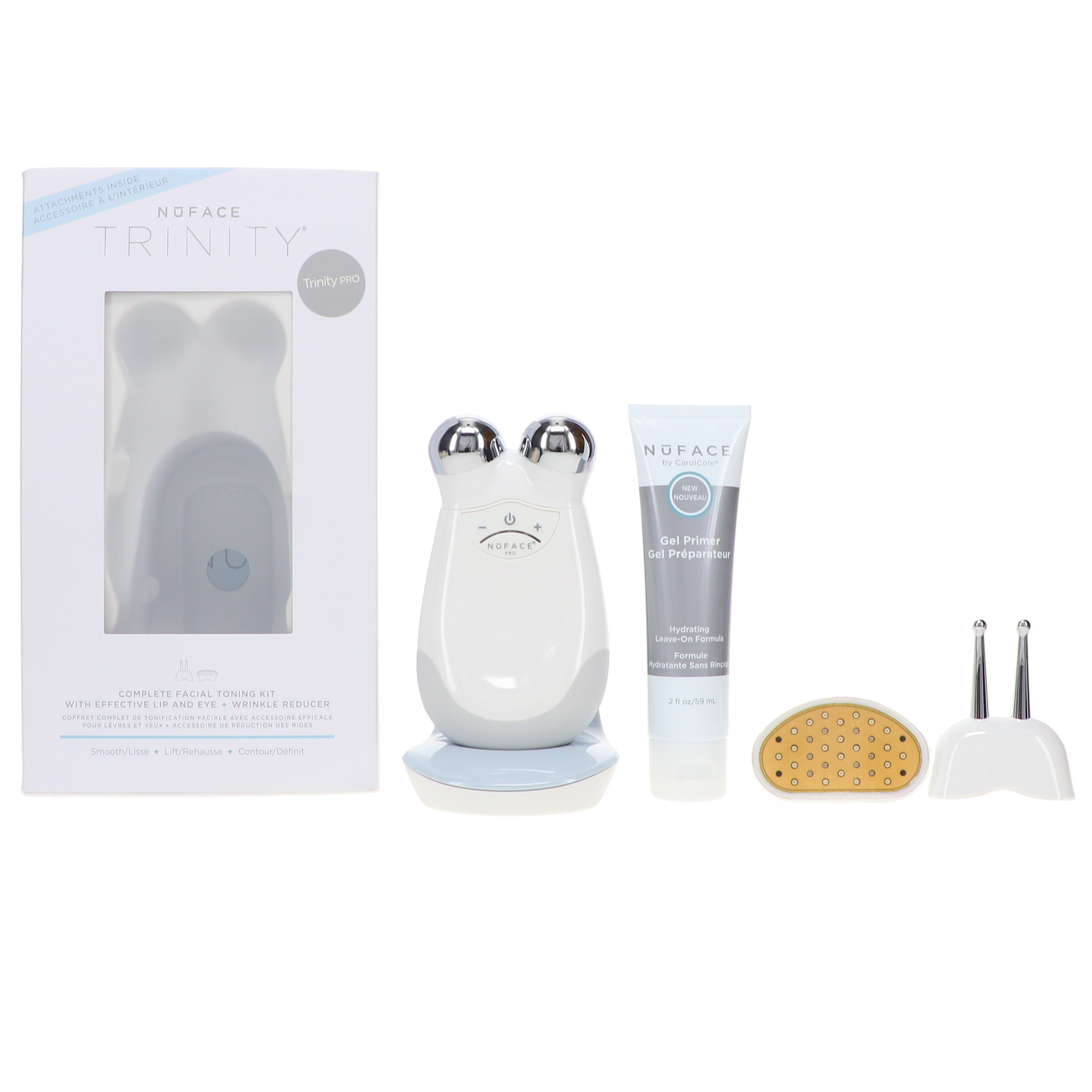 NuFACE Trinity Pro Facial Toning Device + ELE & TWR Attachment