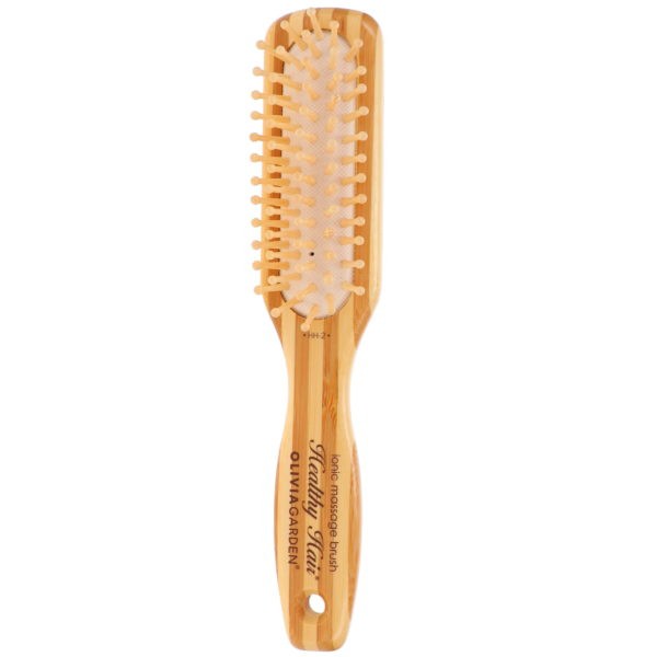 Olivia Garden Healthy Hair Ionic Massage Paddle Brush Narrow