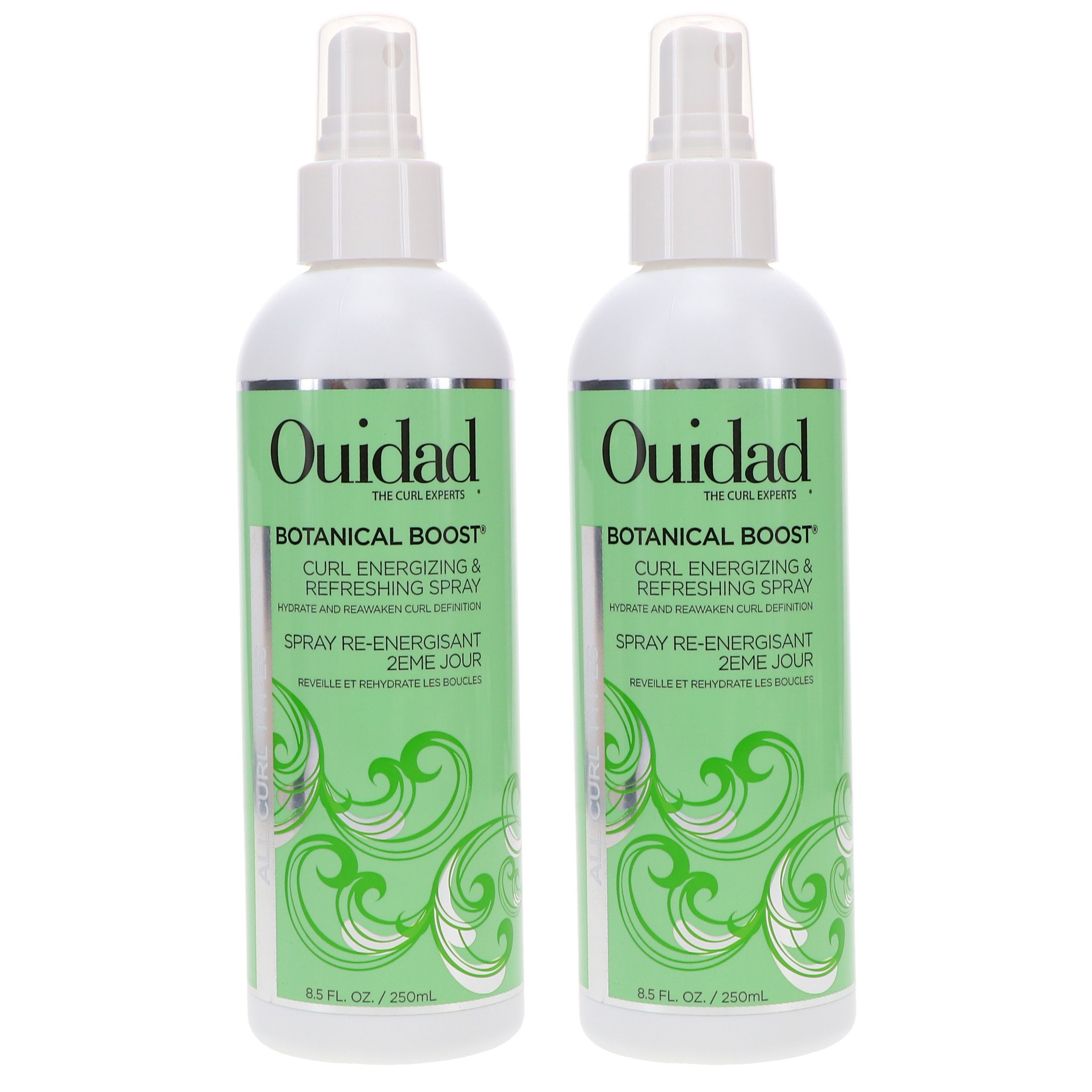 Ouidad Botanical Boost Curl Energizing & Refreshing Spray 8.5 oz 2 Pack