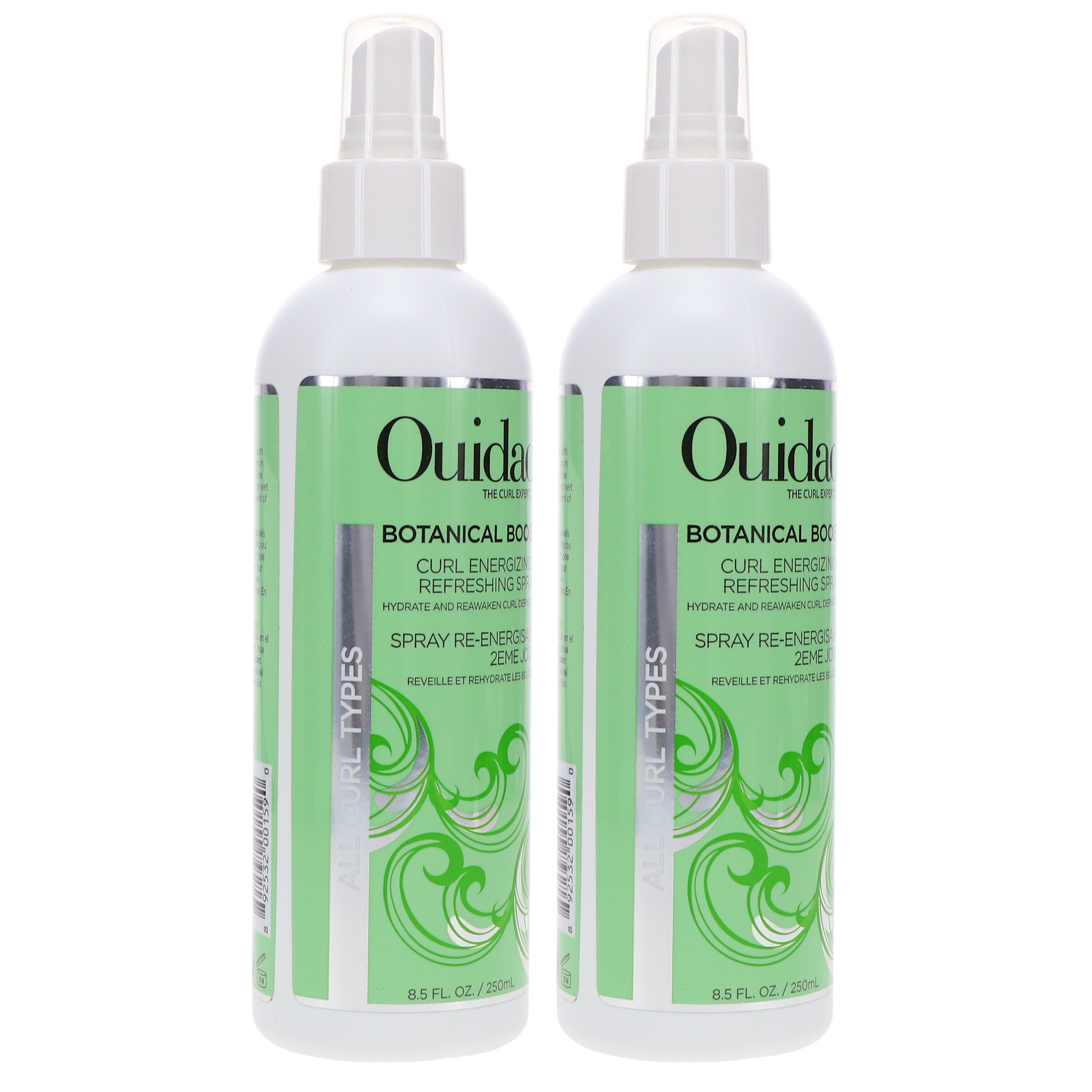 Ouidad Botanical Boost Curl Energizing & Refreshing Spray 8.5 oz 2 Pack