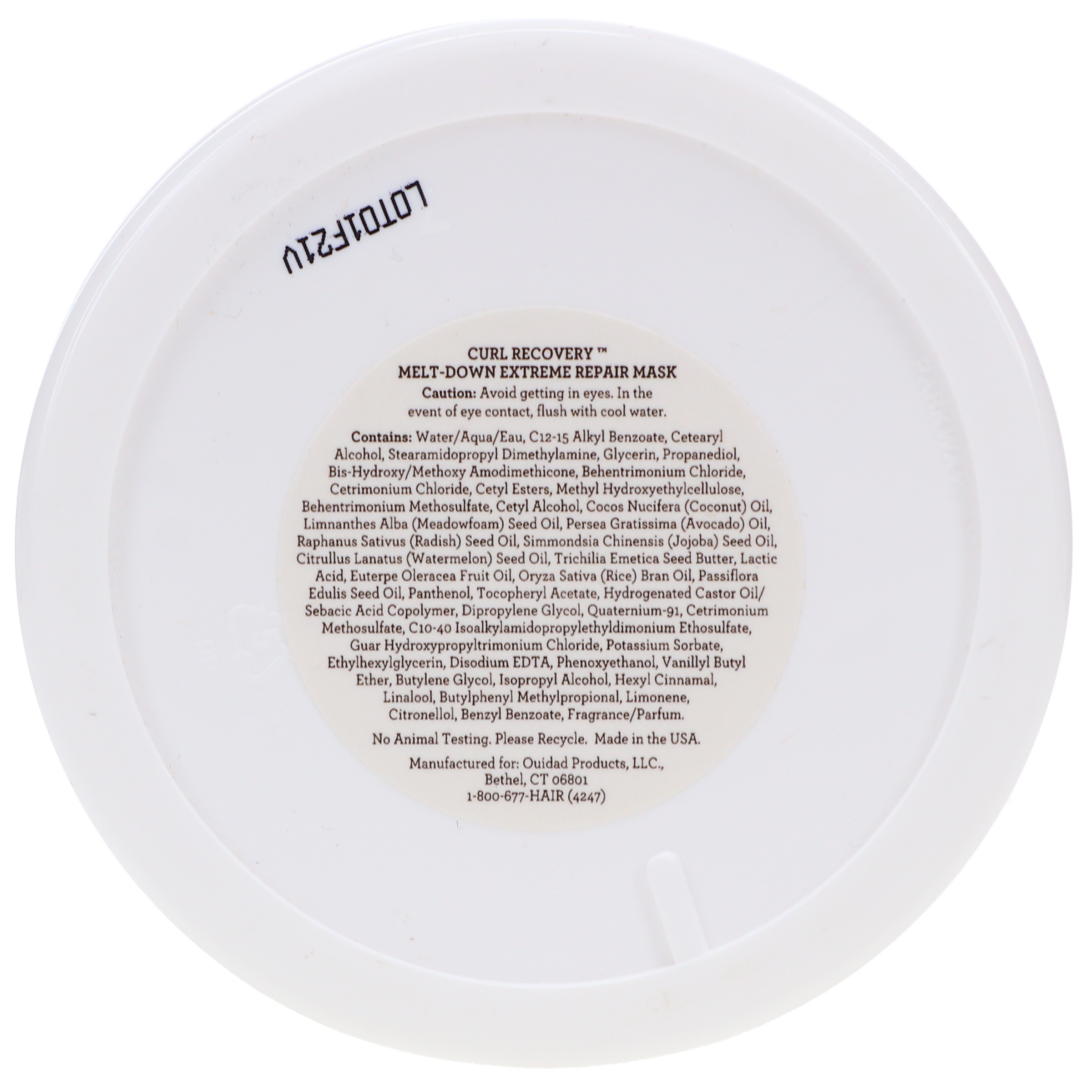 Ouidad Curl Recovery Melt Down Extreme Repair Mask 6 oz