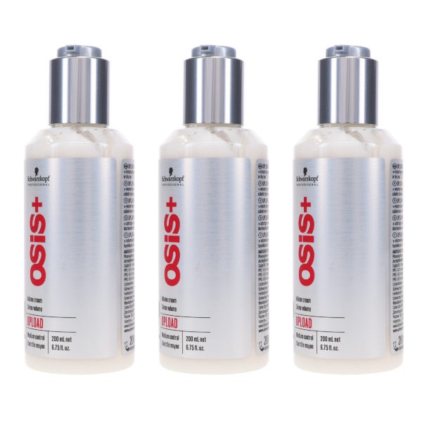 Schwarzkopf OSiS Upload Volume Cream 6.8 oz 3 Pack