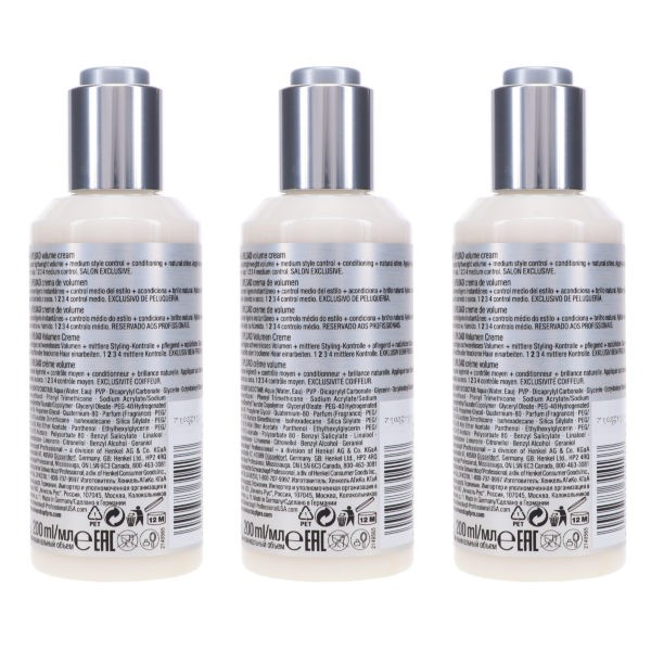 Schwarzkopf OSiS Upload Volume Cream 6.8 oz 3 Pack
