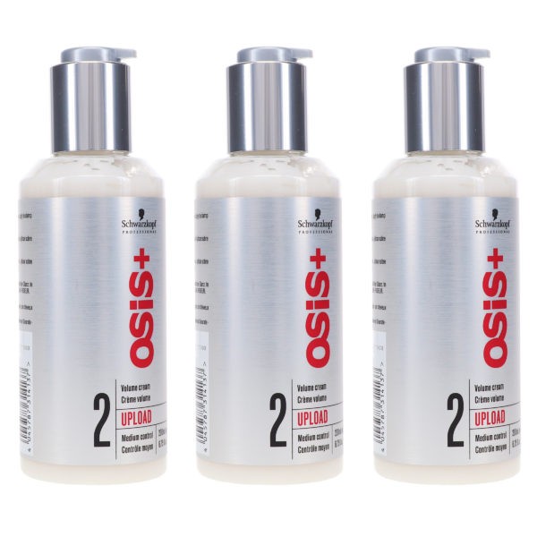 Schwarzkopf OSiS Upload Volume Cream 6.8 oz 3 Pack
