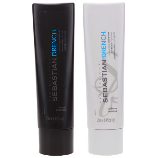 Sebastian Drench Moisturizing Shampoo 8.4 oz & Drench Moisturizing Conditioner 8.4 oz Combo Pack