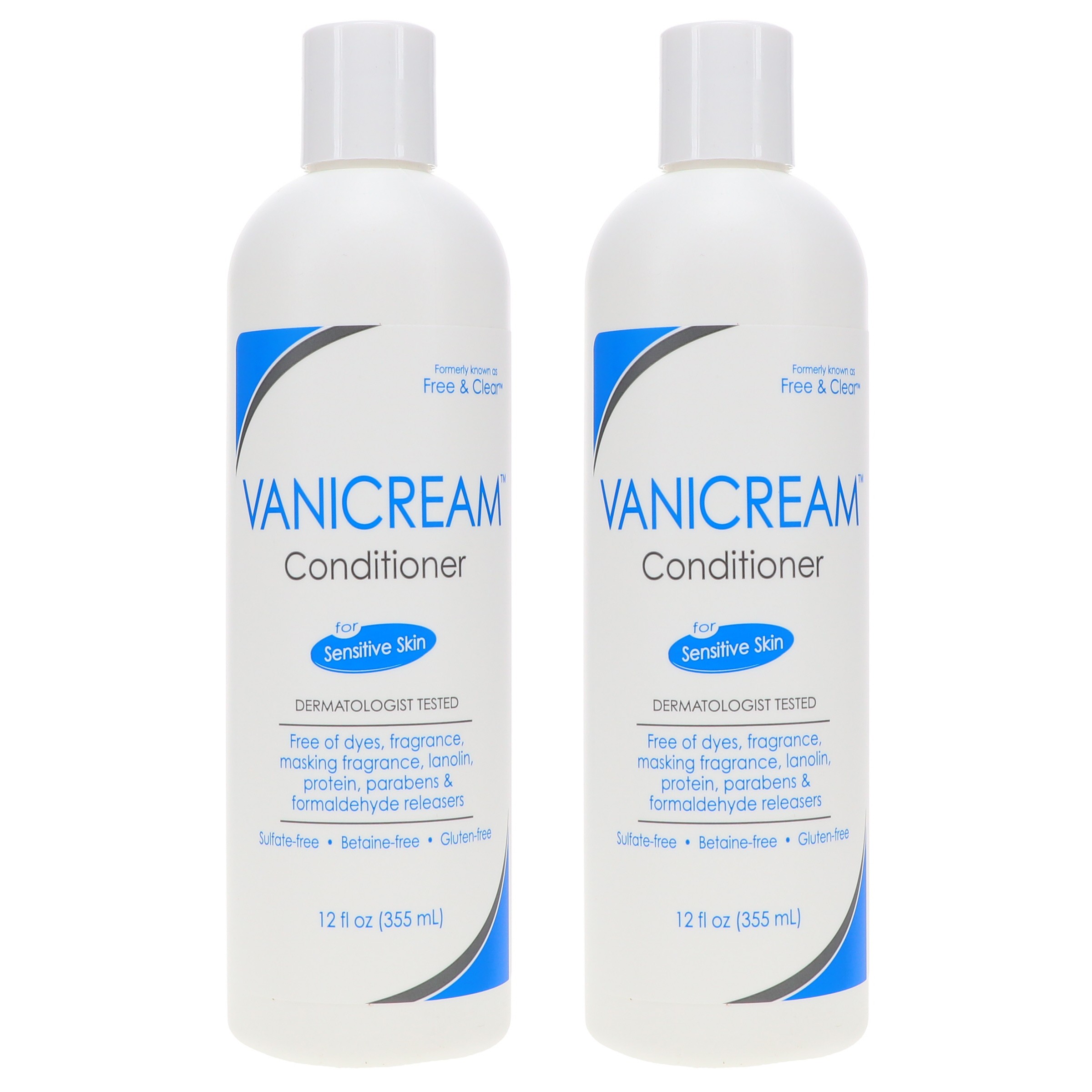 Free & Clear Conditioner for Sensitive Skin 12 oz 2 Pack