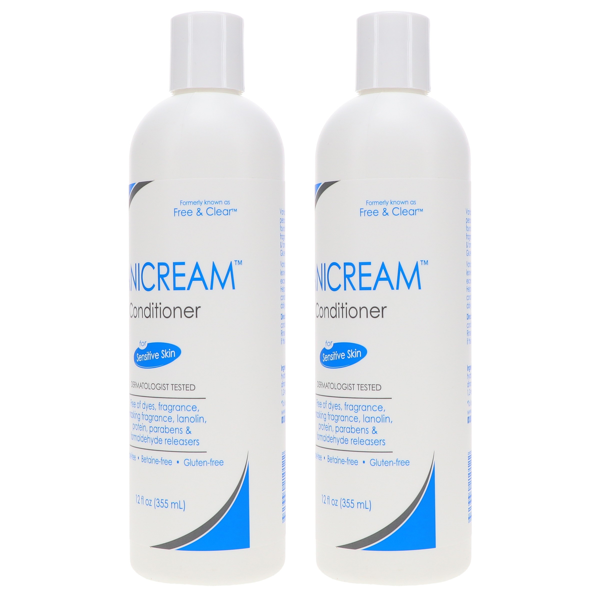 Free & Clear Conditioner for Sensitive Skin 12 oz 2 Pack