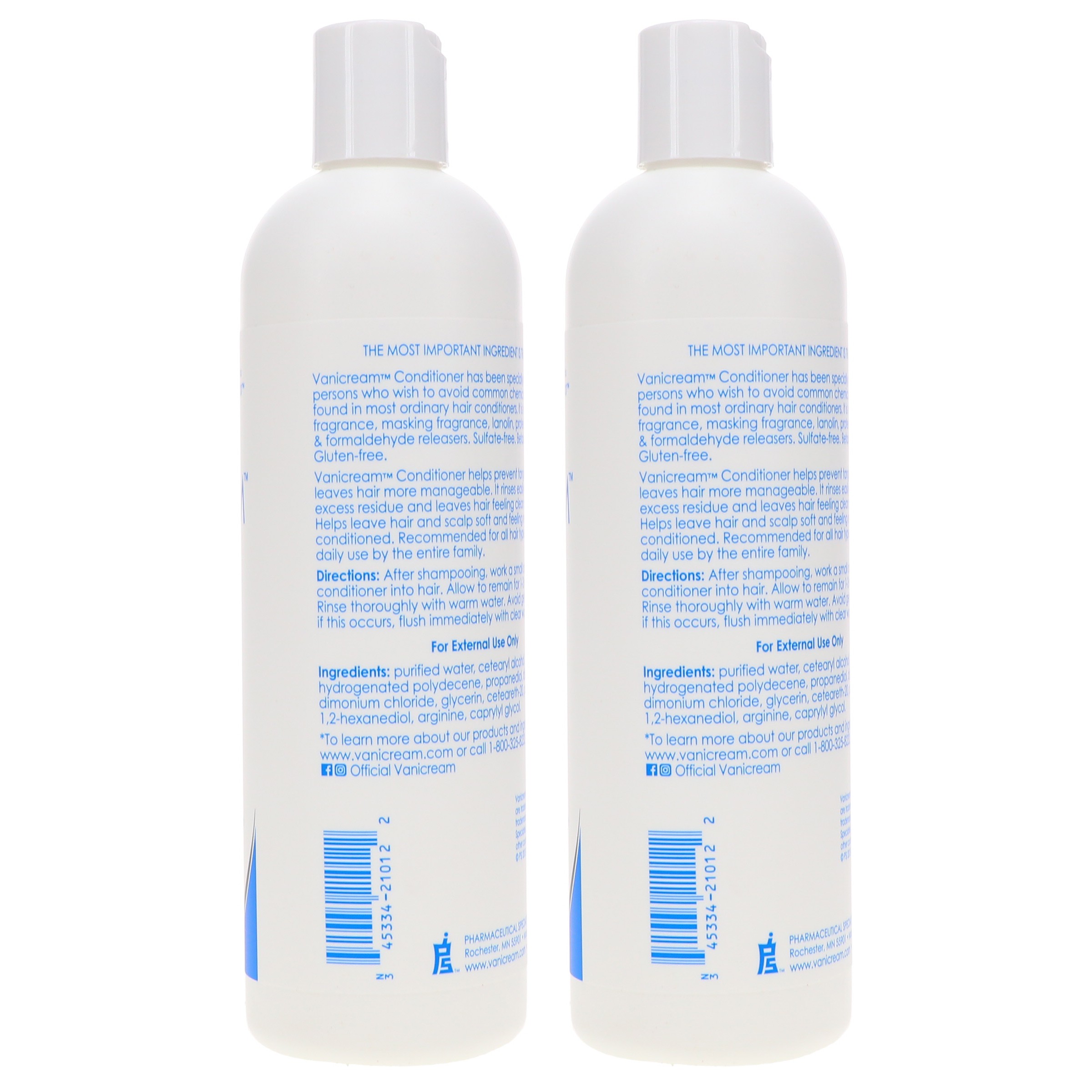 Free & Clear Conditioner for Sensitive Skin 12 oz 2 Pack