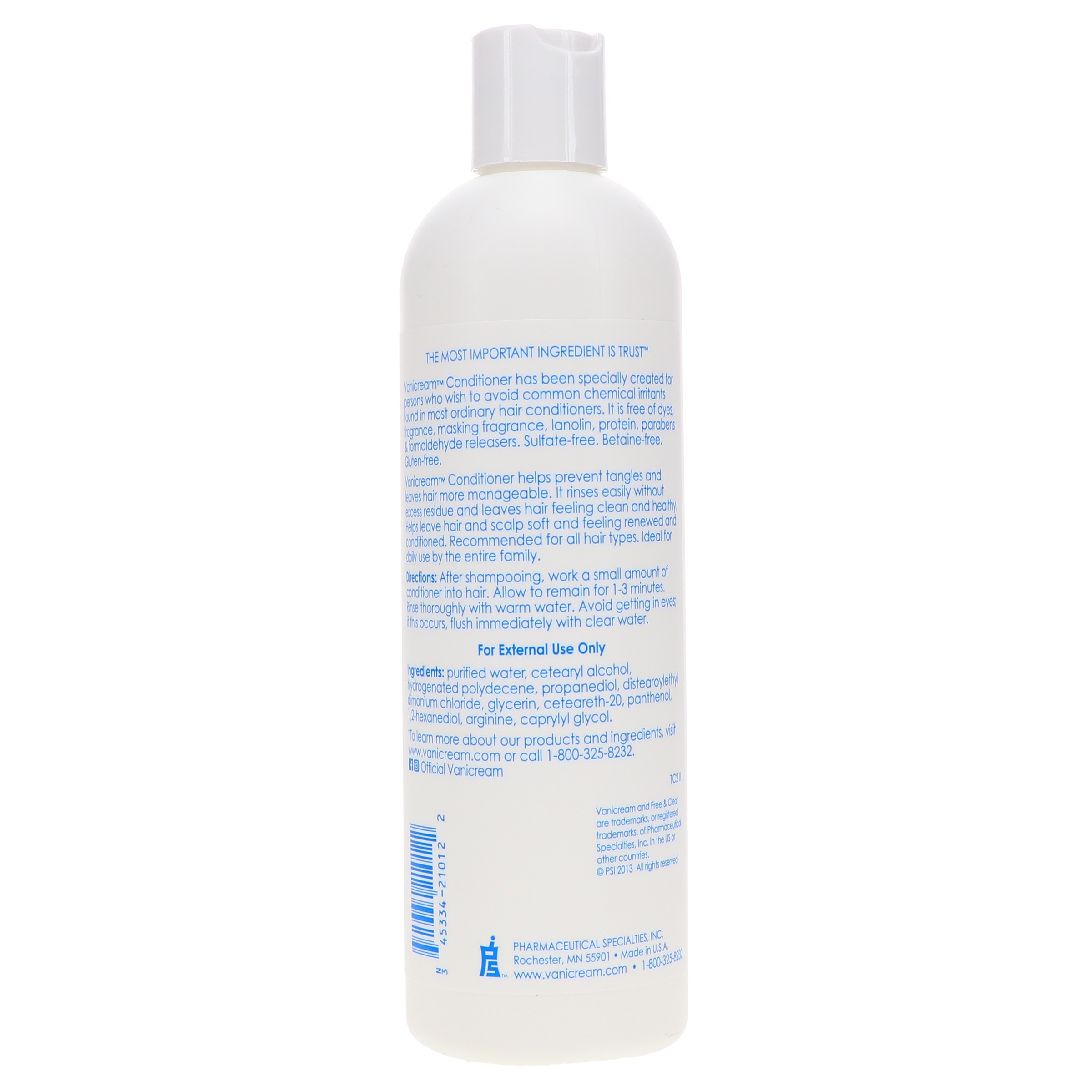 Free & Clear Conditioner for Sensitive Skin 12 oz 2 Pack