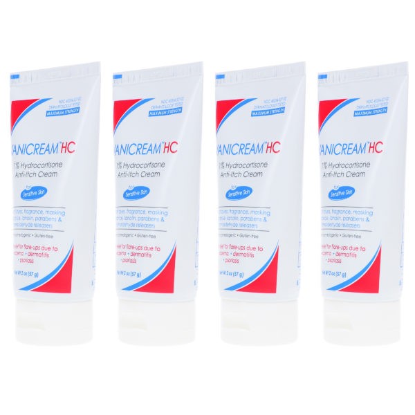 Vanicream 1% Hydrocortisone Anti-Itch Cream 2 oz 4 Pack