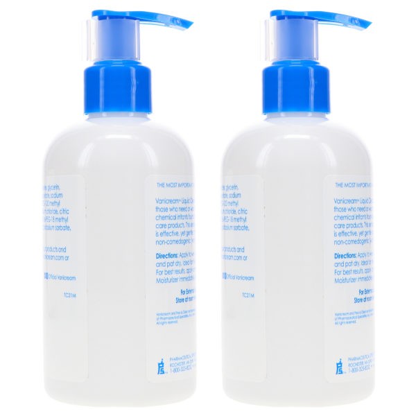 Vanicream Free and Clear Liquid Cleanser 8 oz 2 Pack