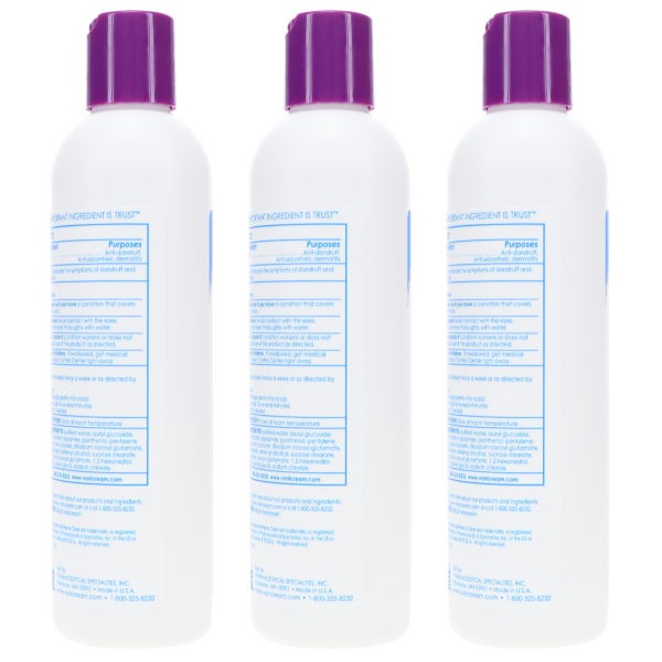 Vanicream Medicated Anti-Dandruff Shampoo 8 oz 3 Pack