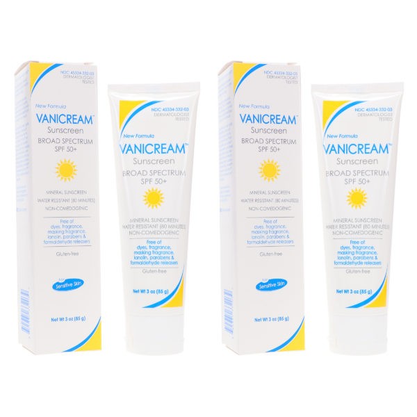 Vanicream Sunscreen SPF 50 3 Oz (Pack of 2)