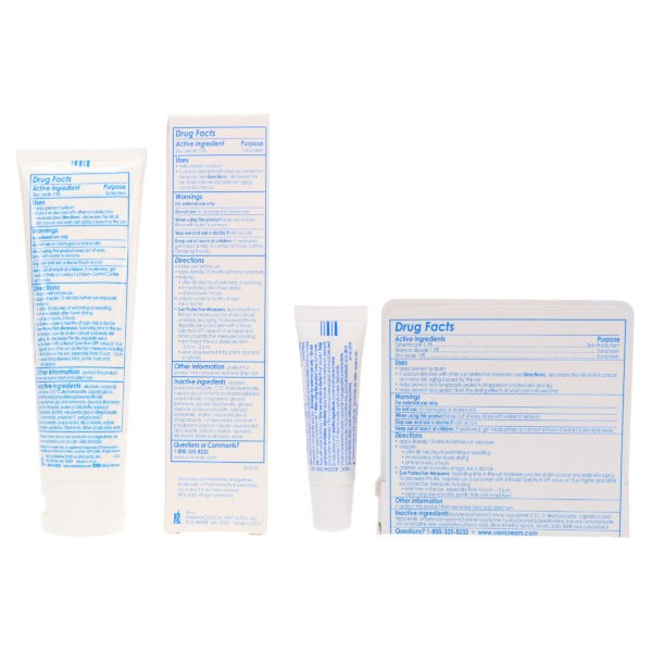 Vanicream Sunscreen SPF 50 3 Oz Tube AND Lip Protectant Sunscreen SPF 50 0.35 Oz - 2 Item Value Set