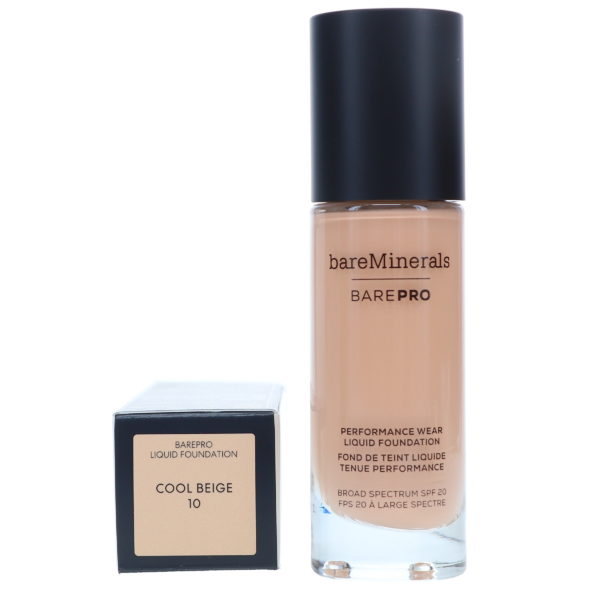 bareMinerals BAREPRO Performance Wear Liquid Foundation SPF 20 Cool Beige 1 oz