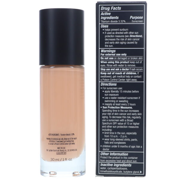 bareMinerals BAREPRO Performance Wear Liquid Foundation SPF 20 Cool Beige 1 oz