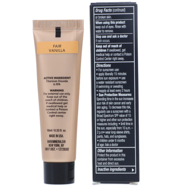 bareMinerals COMPLEXION RESCUE Brightening Concealer SPF 25 Fair Vanilla 0.338 oz