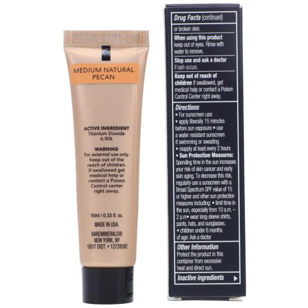 bareMinerals COMPLEXION RESCUE Brightening Concealer SPF 25 Medium Natural Pecan 0.338 oz