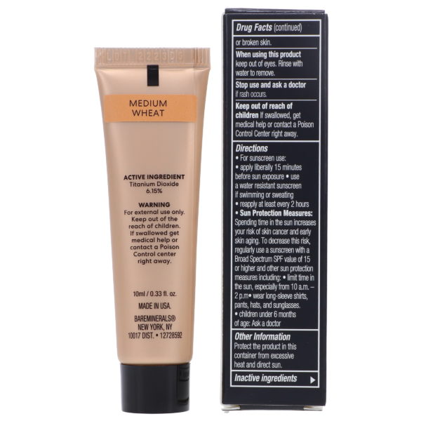 bareMinerals COMPLEXION RESCUE Brightening Concealer SPF 25 Medium Wheat 0.338 oz