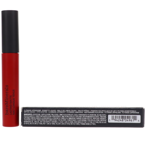 bareMinerals Mineralist Lasting Matte Liquid Lipstick Passionate 0.11 oz