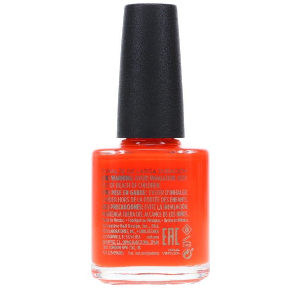 CND Vinylux Electric Orange 0.5 oz