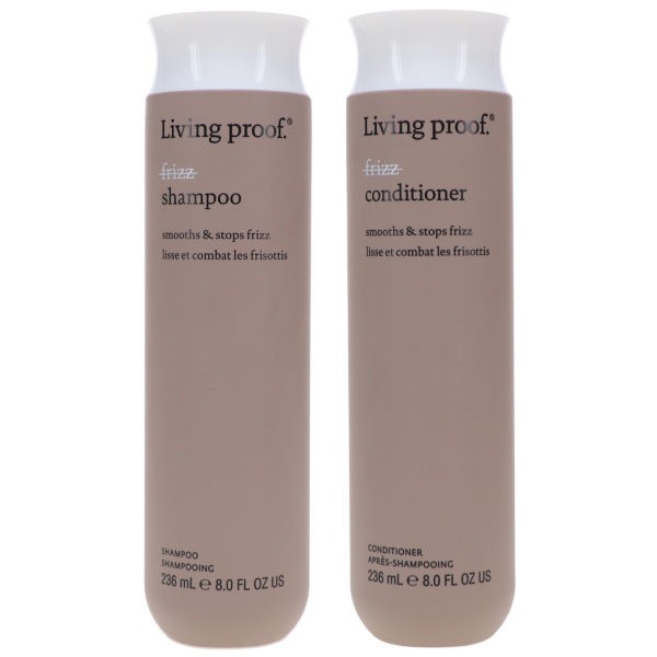 Living Proof No Frizz Shampoo 8 oz & No Frizz Conditioner 8 oz Combo Pack