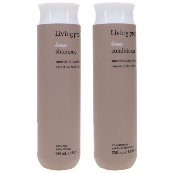 Living Proof No Frizz Shampoo 8 oz & No Frizz Conditioner 8 oz Combo Pack