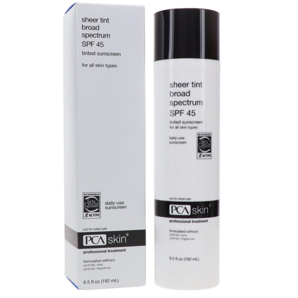 PCA Skin Sheer Tint Body Broad Spectrum SPF 45 BB 6.5 oz