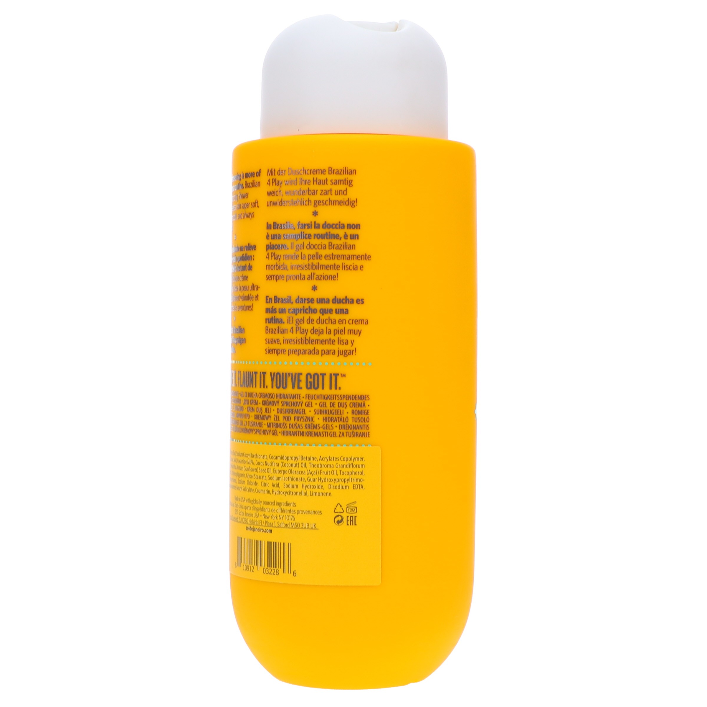 Sol de Janeiro Brazilian 4 Play Moisturizing Shower Cream-Gel 13 oz