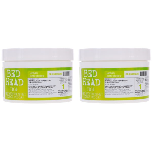 TIGI Bed Head Urban Antidotes Re-Energize Treatment Mask 7.05 oz 2 Pack