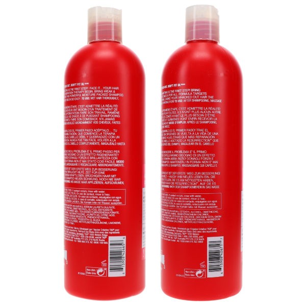 TIGI Bed Head Resurrection Shampoo 25.36 oz & Resurrection Conditioner 25.36 oz Combo Pack